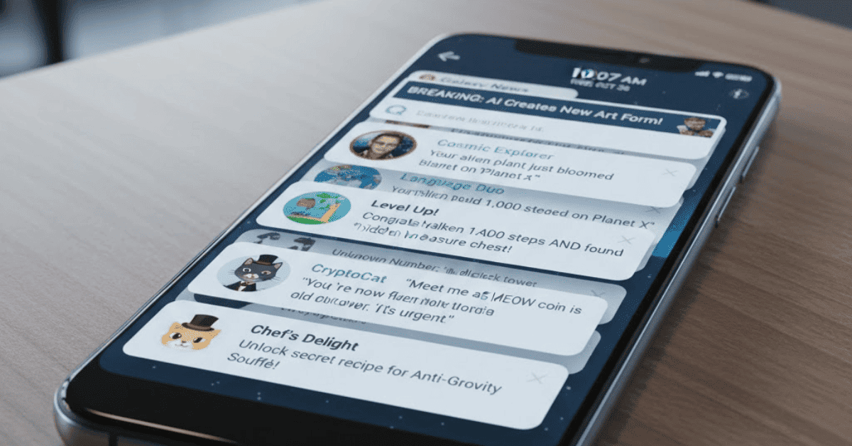 phone addiction due to excessive notifications